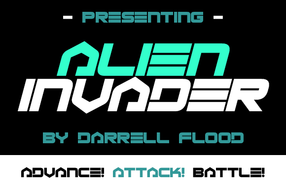 Alien Invader: Your Gateway to Sci-Fi and High-Tech Typography