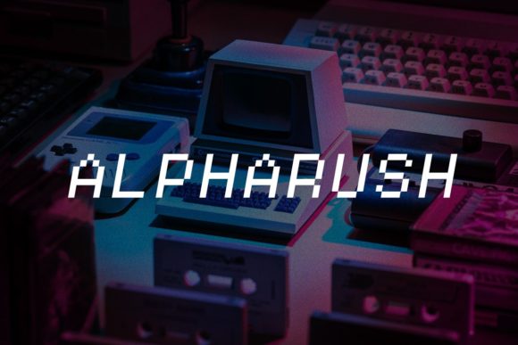 Alpharush: The Ultimate 8-Bit Display Font for Modern Projects