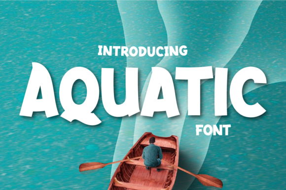 Aquatic Font: Bringing Playful Energy to Your Creative Projects