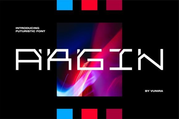 Argin: A Futuristic Display Font for Modern Designs