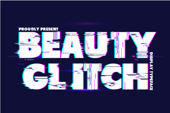 Beauty Glitch: A Typeface for the Digital Age