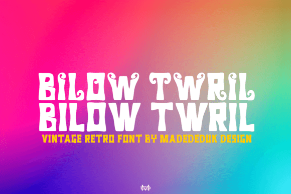 Billow Twril: A Vintage Retro Display Font with Curvaceous Charm