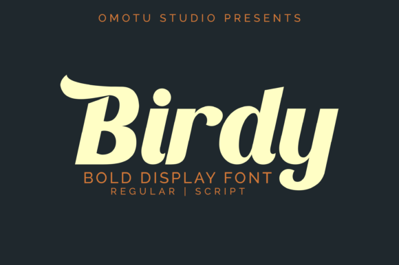 Birdy: The Bold Display Font for Impactful Design