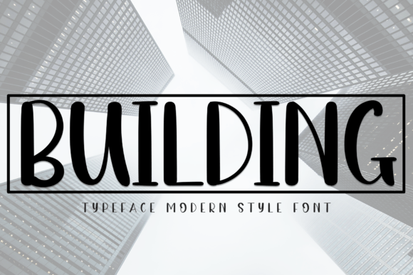 Building: The Sweet Display Font for Invitations & Cards