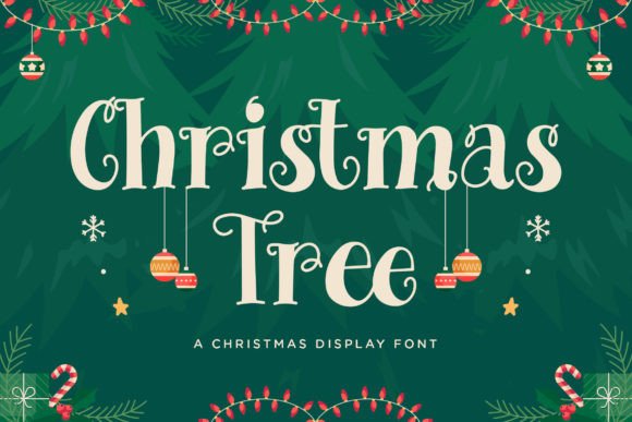 Christmas Tree Font: A Festive Touch for Your Holiday Designs