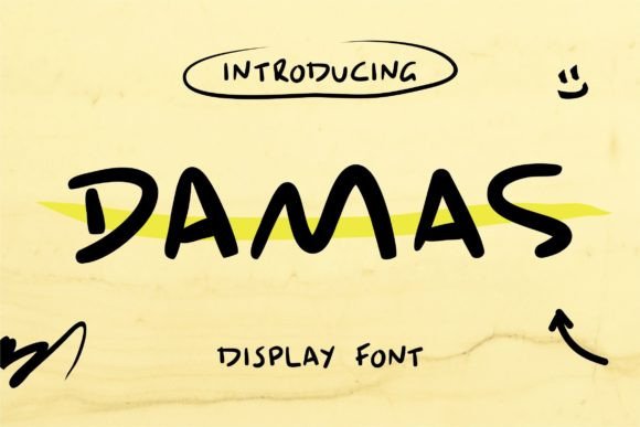 Damas: A Bold Display Font for Commanding Attention