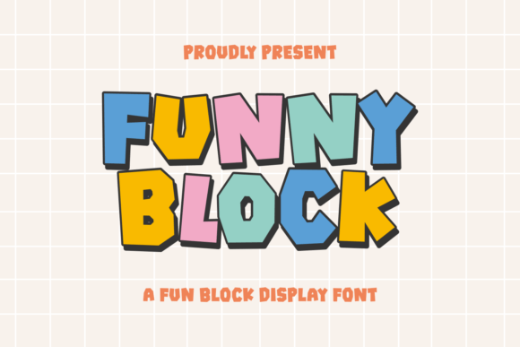 Funny Block: A Bold Typeface for Playful Designs