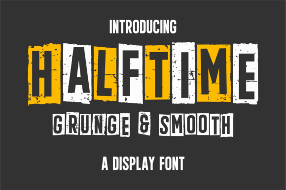 Halftime: Command Attention with Bold Typography