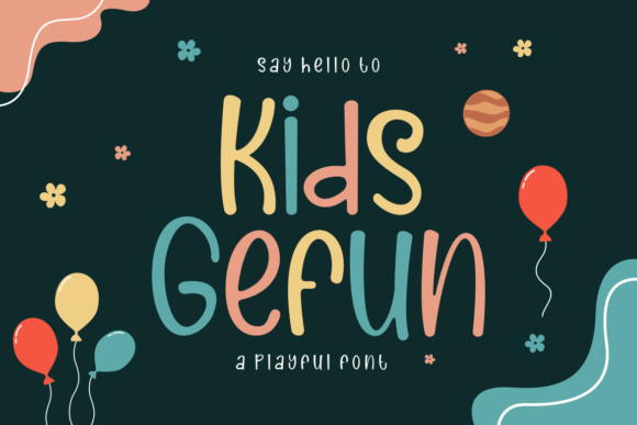 Kids Gefun: A Creative Font for Modern Branding