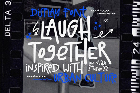 Laugh Together: Your Bold, Urban-Inspired Display Font