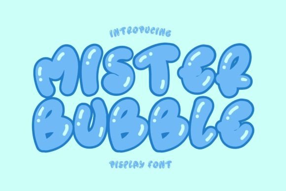Mister Bubble: A Playful Retro Display Font for Modern Projects