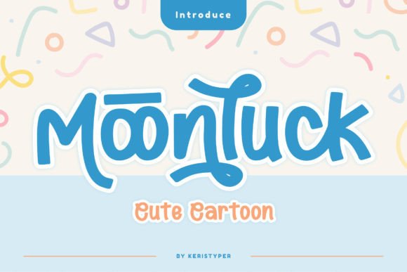 Moonluck: The Whimsical Typeface for Playful Branding