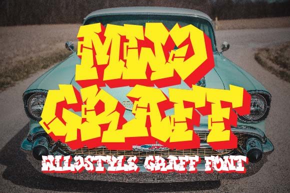 MWD Graff: The Bold Wildstyle Typeface for Impactful Design
