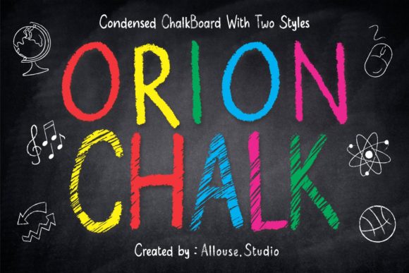 Orion Chalk: A Font That Feels Like Childhood Joy