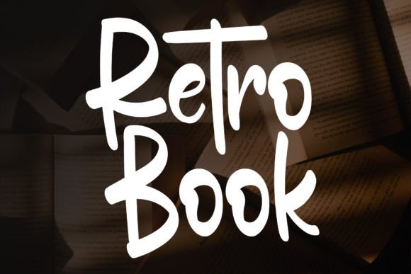 Retro Book: A Handwritten Font That Brings Joy to Design