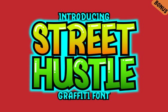 Street Hustle Font: Captivating Audiences with Bold Graffiti Style