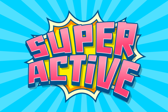 Super Active: The Bold Display Font for High-Impact Designs