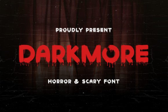Unleash the Terror: The Darkmore Display Font