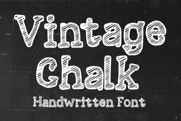 Vintage Chalk: A Handwritten Font with Timeless Appeal