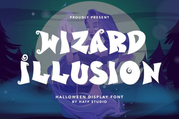 Wizard Illusion: Crafting Unforgettable Halloween Display Typography